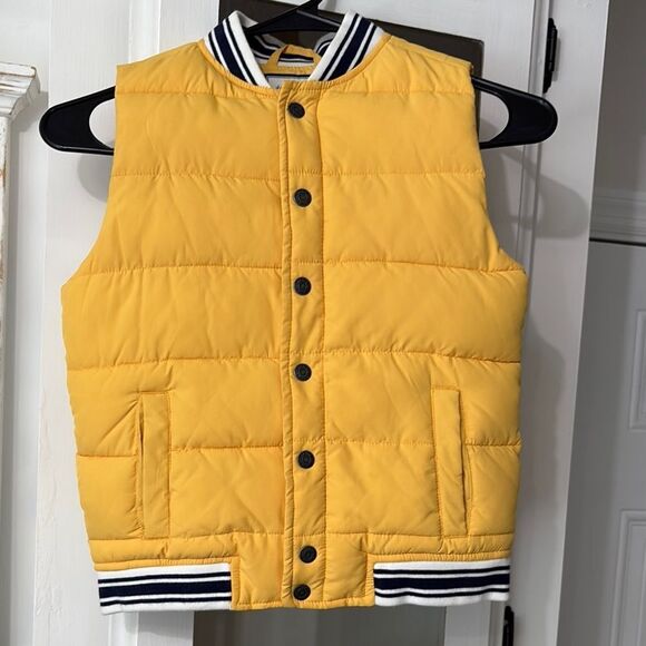 Janie and Jack Yellow Quilted Puffer Vest, super Nice and Warm! - Picture 1 of 5